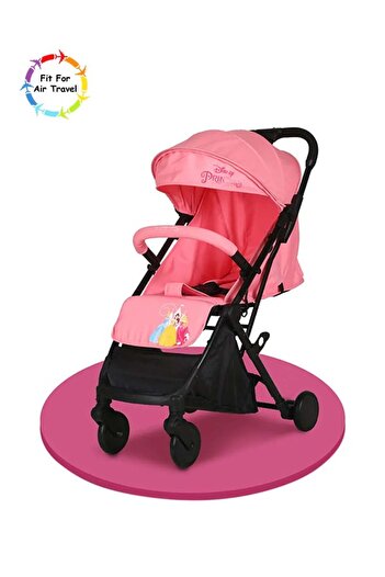 Disney Trucare FZC Princess Travel Stroller 0 36 Months, Compact Design, Storage Basket, Rear Breaks