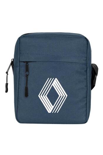 CrowsGate Renault Logo Shoulder Bag Navy Blue Color