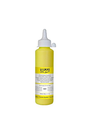 Lukas CRYL LIQUID 250ML LEMON YELLOW (PRIMARY)