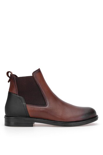 Voyager M476 Men's Genuine Leather Chelsea Boots Brown