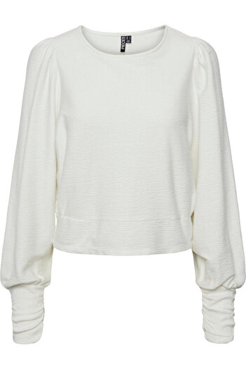 PIECES blouse, white