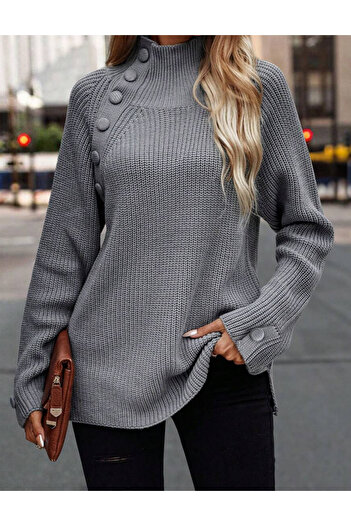 SHEIN sweater, gray