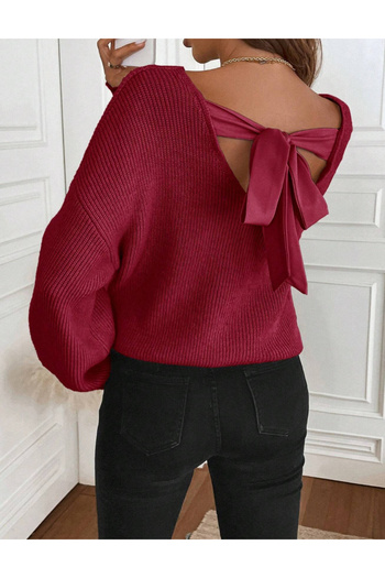 SHEIN sweater, red