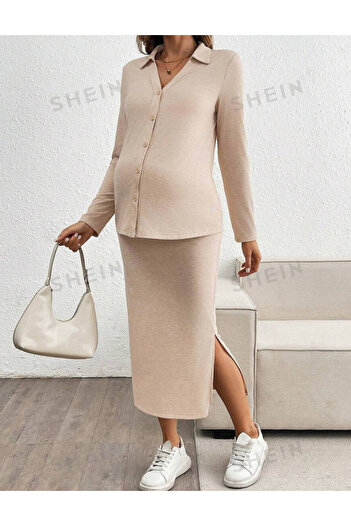 SHEIN set, cream