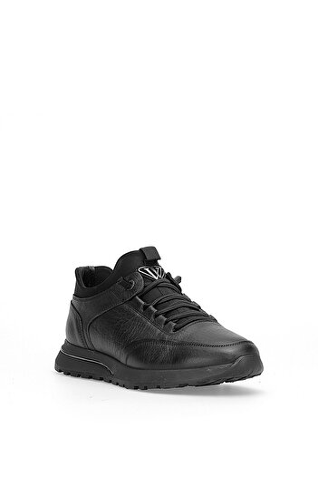 Voyager 1046 Men's Genuine Leather Casual Shoes Black