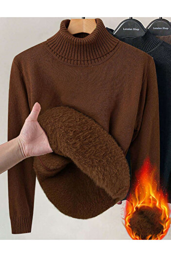 SHEIN Curve+ sweater, brown