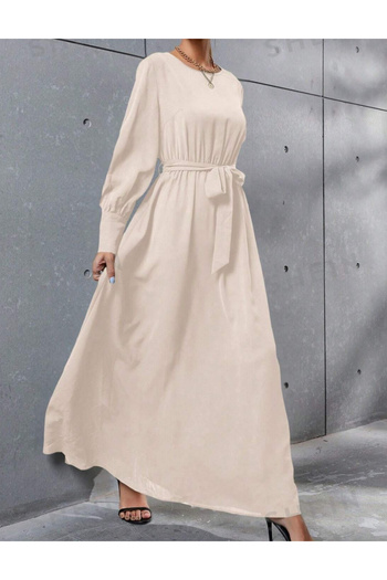 SHEIN maxi dress, cream