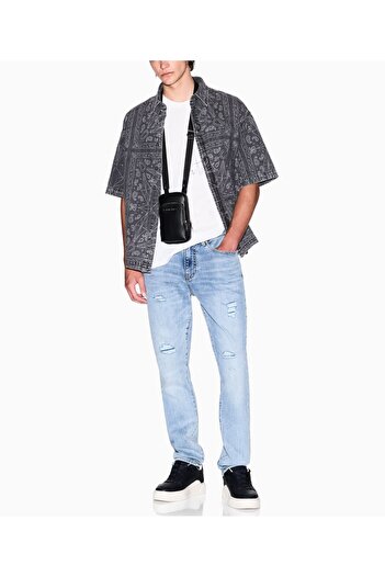 Armani Exchange Gömlek XM000622AF14943FC072 Kumaş: %77 pamuk, %23 keten