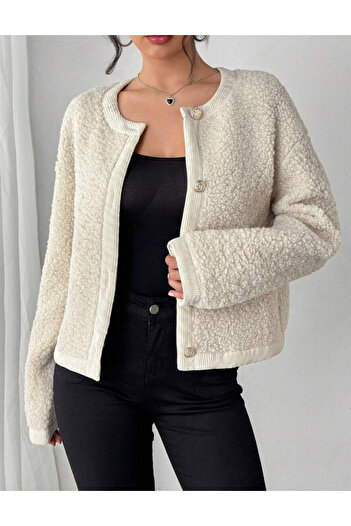 SHEIN cardigan, beige
