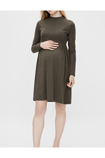MAMALICIOUS mini dress, khaki