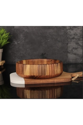 MİEN Curve 15 cm Acacia Bowl
