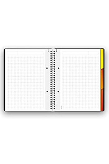 STOREMAX Snshop Color Elegance A4 Notebook Checkered 160 Pages Spiral Bound 467437