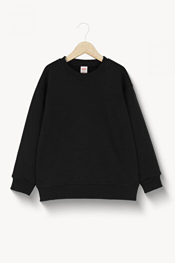 DMB BOYS & GIRLS Dmb Unisex Children's School Sweatshirt 7-15 Years Black