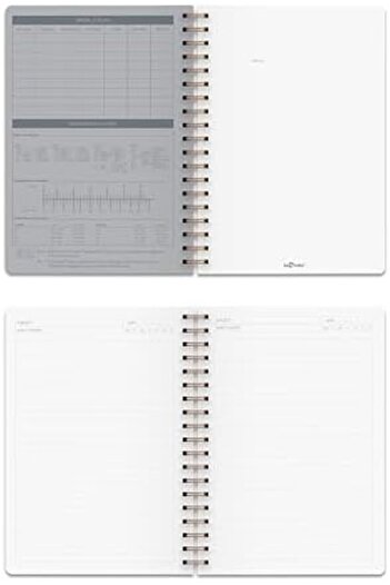 STOREMAX Polysight Office Notebook Spiral Lined Navy Blue Trendzap 467437
