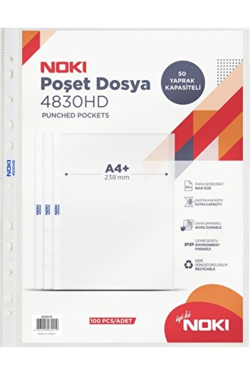 Noki Hd Pouch File 100-Pocket 50-Sheet Capacity