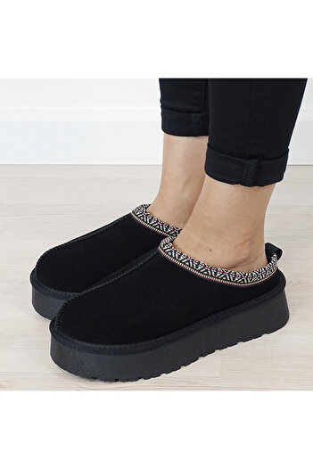 SOFILINE Black slippers with traditional pattern W5886 116