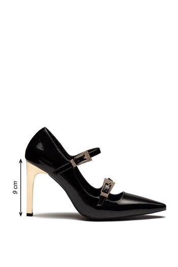 Dedos Stone Double Buckle Women's Evening Dress Shoes 4120