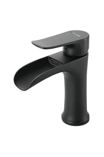 Fause Basin Faucet Waterfall Black Klb112-B