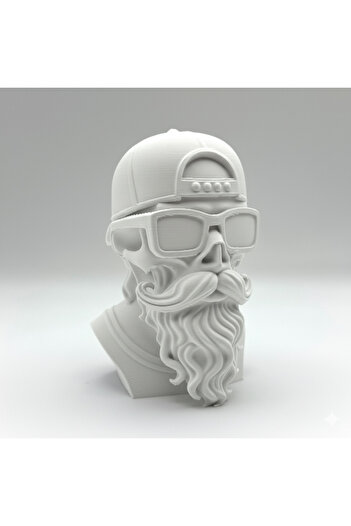 3Dprinted Cool Skeleton Bust
