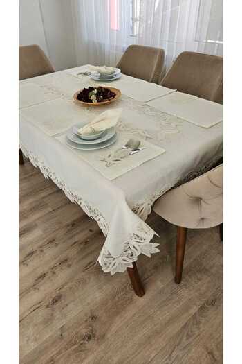 ZESA HOME Gardenya Linen Luxury Tableware Sets 38 Pieces with American Service Set