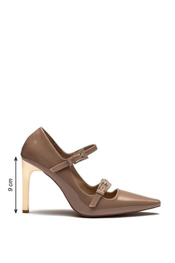 Dedos Stone Double Buckle Women's Evening Dress Shoes 4120
