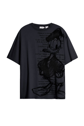 Desigual Γυναικείο T-Shirt 25SWTKAH Γκρι