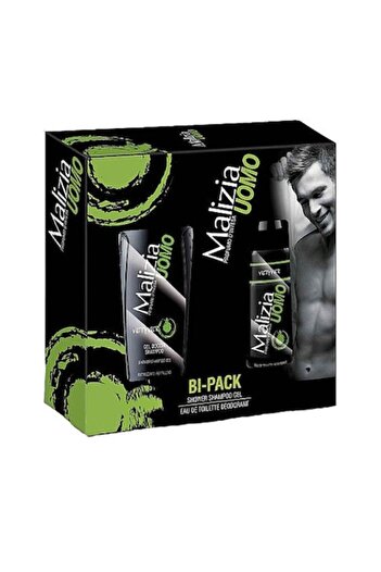 Malizia Set Uomo Vetyver Bi-Pack Deo edt 150ml + Gel dus 250ml