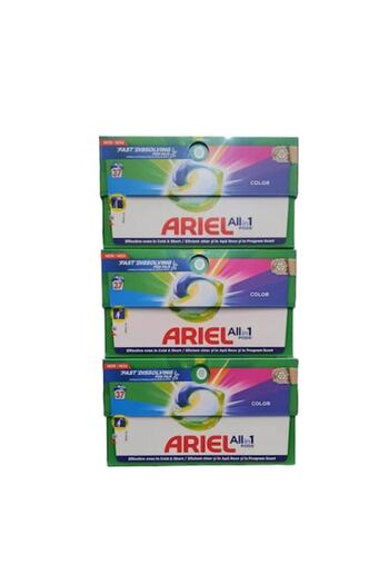 Ariel Detergent de rufe capsule, All in 1 Pods Color, 111 bucati