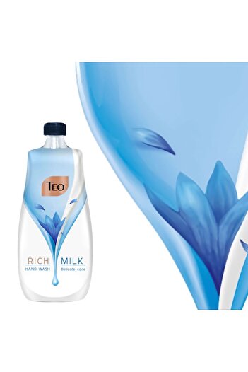 Teo Set 3 x Rezerva Sapun Lichid Rich Milk Delicate Care, 800 ml
