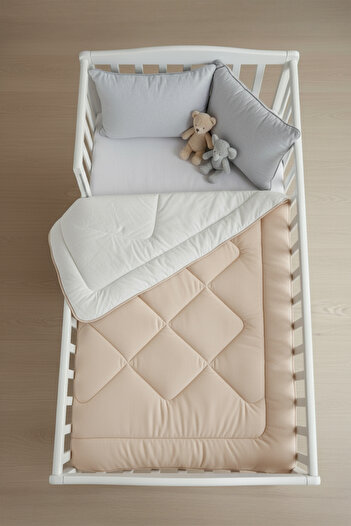 TeksNil Home Cotton Welsoft Baby Quilt 95X145 cm Soft Double-Sided Baby Quilt