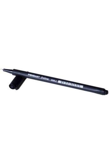 Pensan Fineliner Marker Pen 0.4 mm (Assorted Colors, Total 3 Pieces)