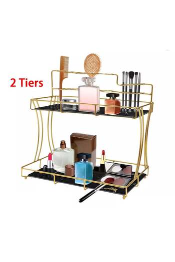 Hope 2-Tier Removable Bathroom Organizer Countertop Shelf Tray