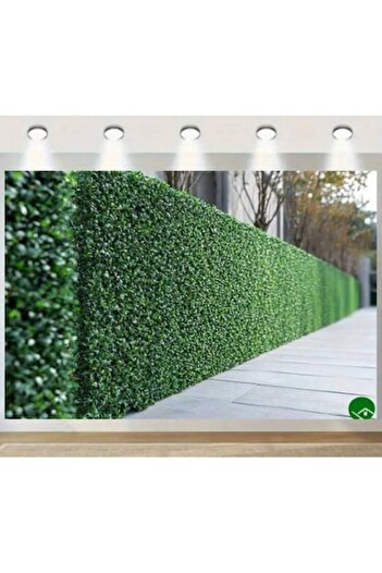 AT Performance Decorative Artificial Leaf Hedge AT PERFORMANCE, 3m x 1m, Light Green