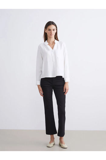 LC Waikiki Lcw Vision Ecru Women's Textured Shirt