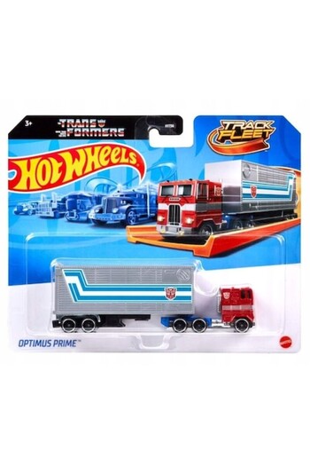 HOT WHEELS Metal Car, Optimus Prime - Transformers Collection, Track Fleet 2024 Edition, 1:64, Multi