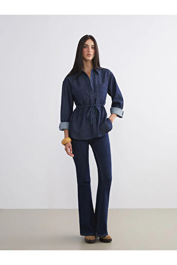 LC Waikiki Lcw Vision Indigo Women's Jean Shirt