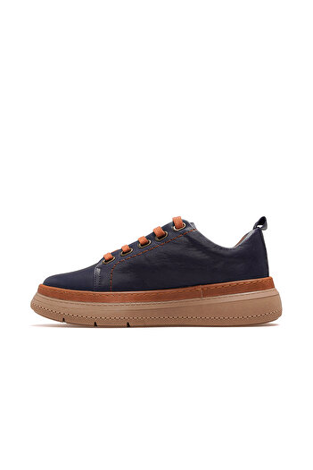 Mammamia Kadın Hakiki Deri Sneaker Günlük Ayakkabı 25k D25ka-7180 Z Lacivert