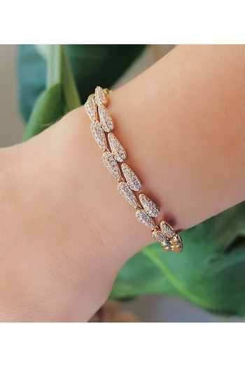 ACAR TAKI Xuping 2-Piece Looking Design Bracelet 17+2Cm-Rose Acr6445