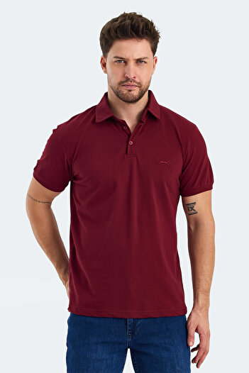 Slazenger Klasse Men's Burgundy T-Shirt