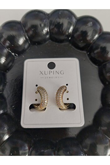 NYB Çelik takı Zircon Stone Xuping Earrings Gold