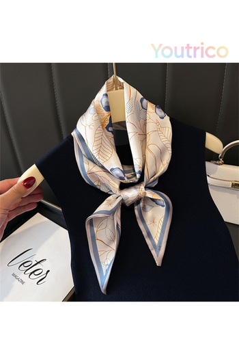 Youtrico Long diagonal scarf 147cm,All seasons,Versatile scarf&neckerchief,hairband,bag strap