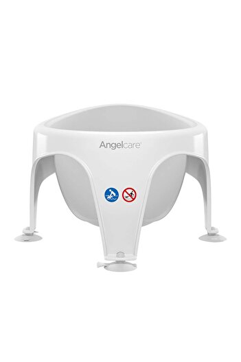 Angelcare Ergonomic Bath Ring For Large Bath Or Shower, Light Aqua, Pleasantly Soft Seat
