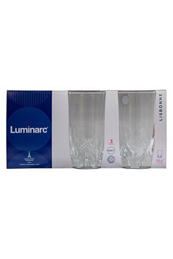 Luminarc Lisbonne Tumbler, 33 cl, 3 pcs