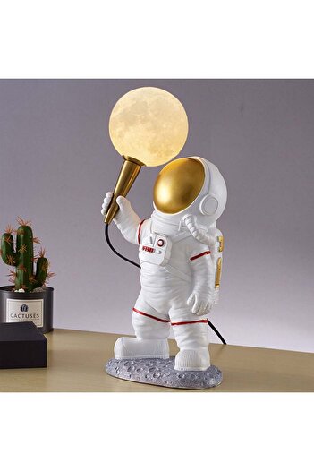 Lumini de Poveste LED Children's Lamp Moon Globe Astronaut Standing