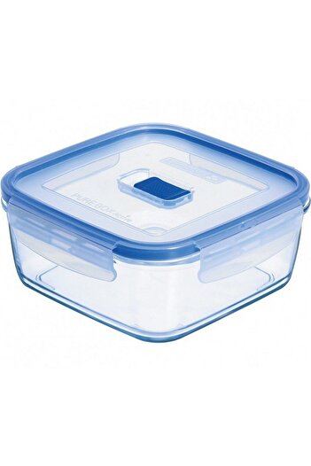 Luminarc Pure Box Active Glass Square Container, 76 cl