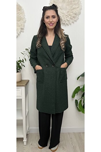 styleFlex Fluffy coat made of imitation wool material