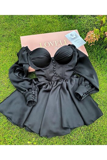 TAYT VEGAS BALLOON SLEEVE DRESS