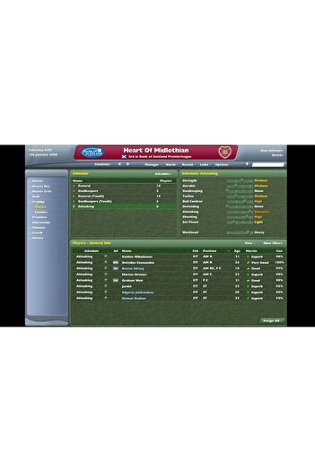 SEGA Football Manager Handheld for PlayStation Portable