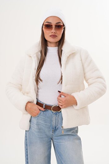 ŞİMAL Women's Plush Coat 255117 -