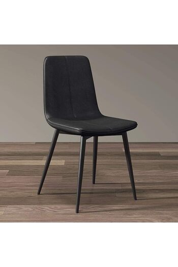 Crestj Grey leather single chair